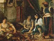 Eugene Delacroix The Women of Algiers France oil painting artist